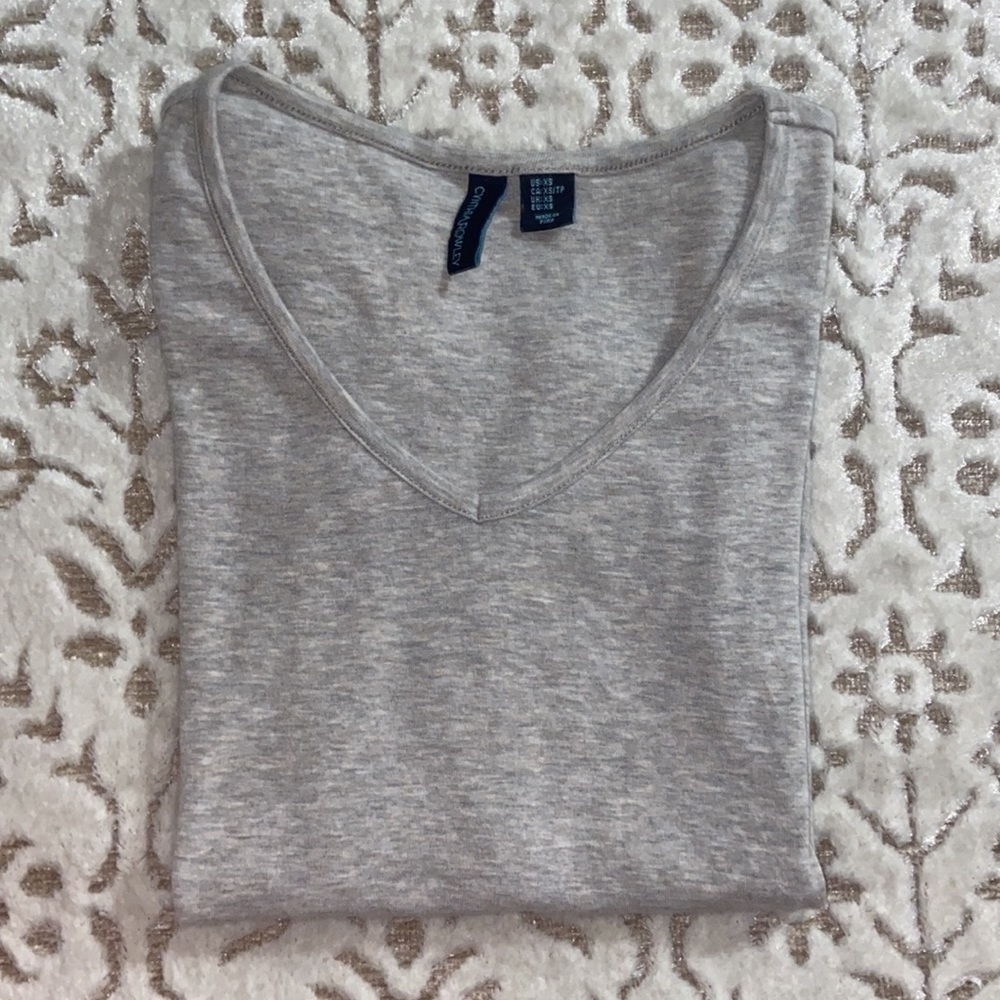Simple Gray Blouse